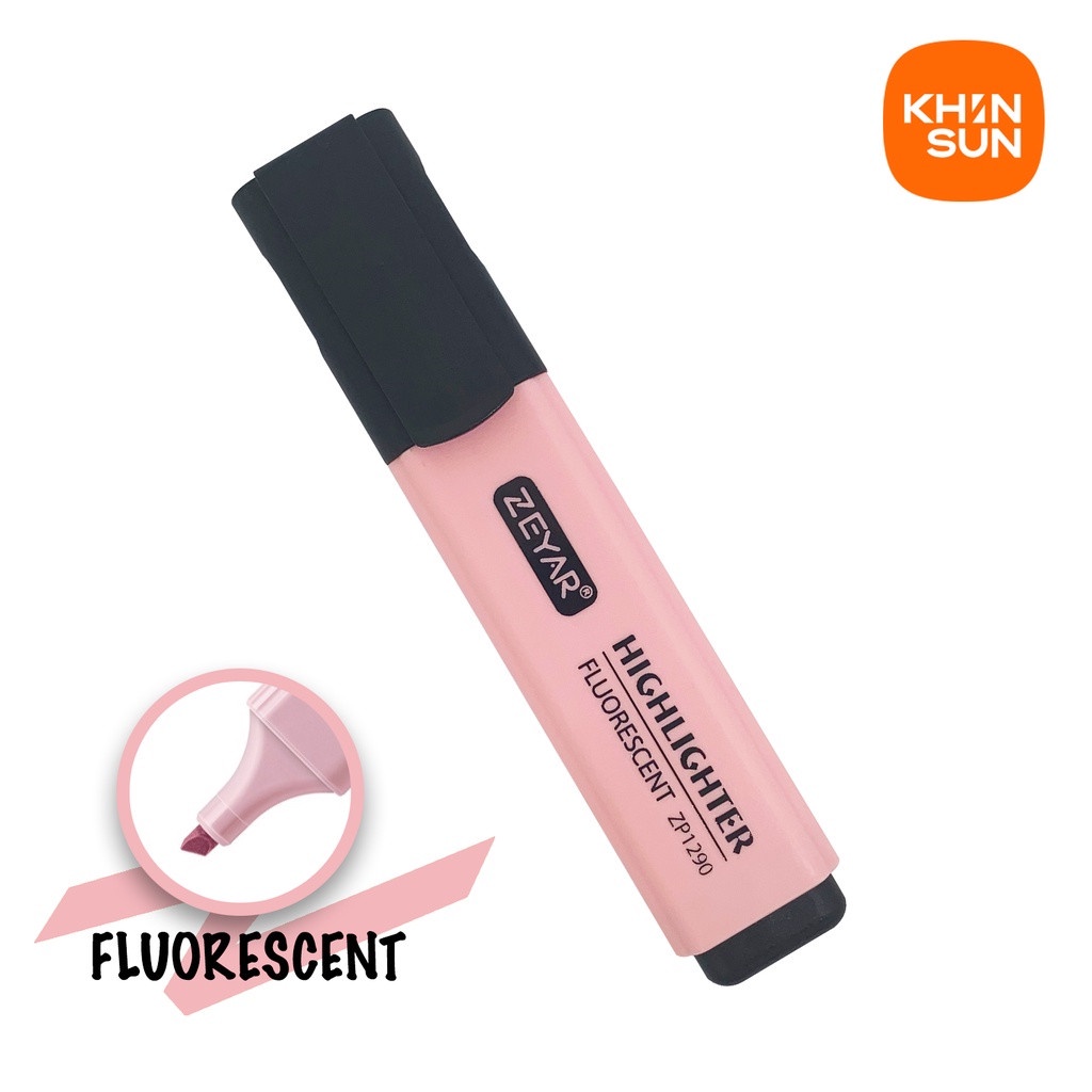Bút đánh dấu highlight dạ quang zeyzar 18 màu lựa chọn