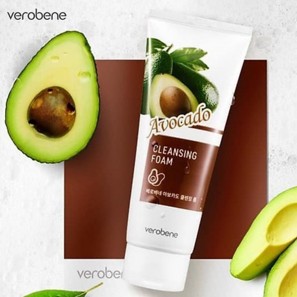 Sữa rửa mặt Bơ Verobene Avocado Cleansing Foam 150ml