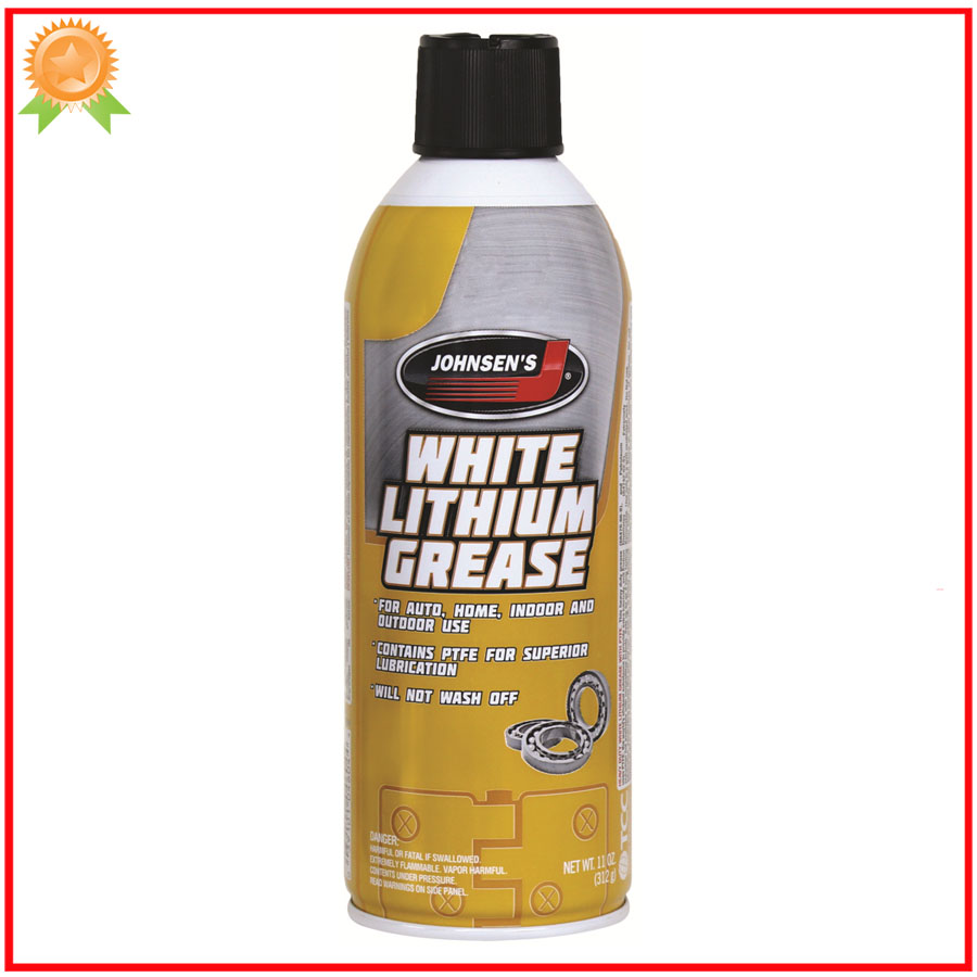 Chai xịt mỡ bò bôi trơn bạc đạn vòng bi đa năng White Lithium Grease Johnsen's 312g
