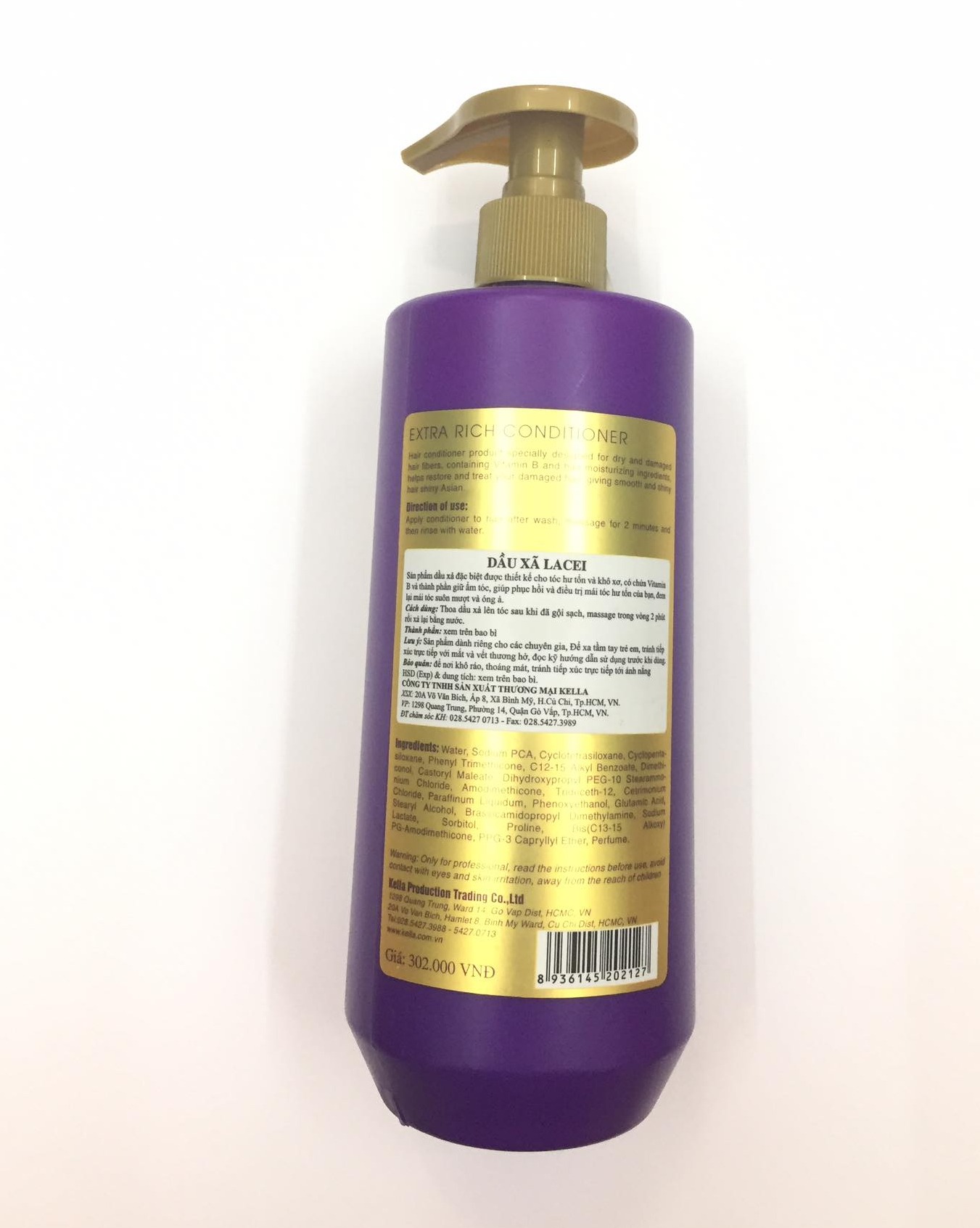Dầu xả Lacei Extra Rich 800ml