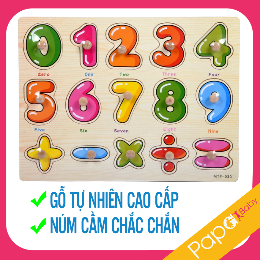 Bảng Núm Gỗ Xếp Hình Cho Bé - Cho Bé Chủ Đề 20 Số, gỗ cao cấp, bề mặt nhẵn min - đồ chơi trí tuệ cho bé, bảng chữ cái cho bé, bảng chữ cái tiếng việt, bang chu cai cho be, bảng ghép hình núm gỗ, bảng ghép hình gỗ có núm