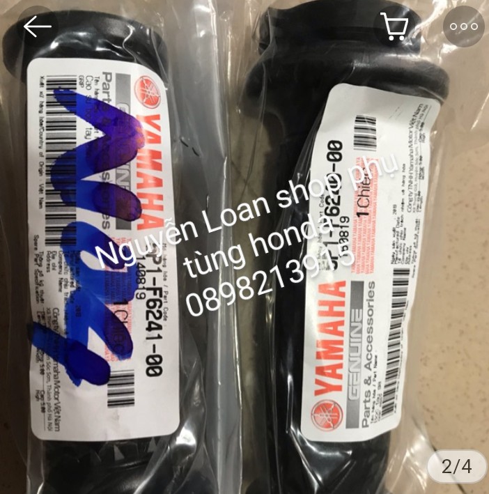 YAMAHA OD - Cặp bao tay ống ga xe Nouvo Lx, No5,6 zin