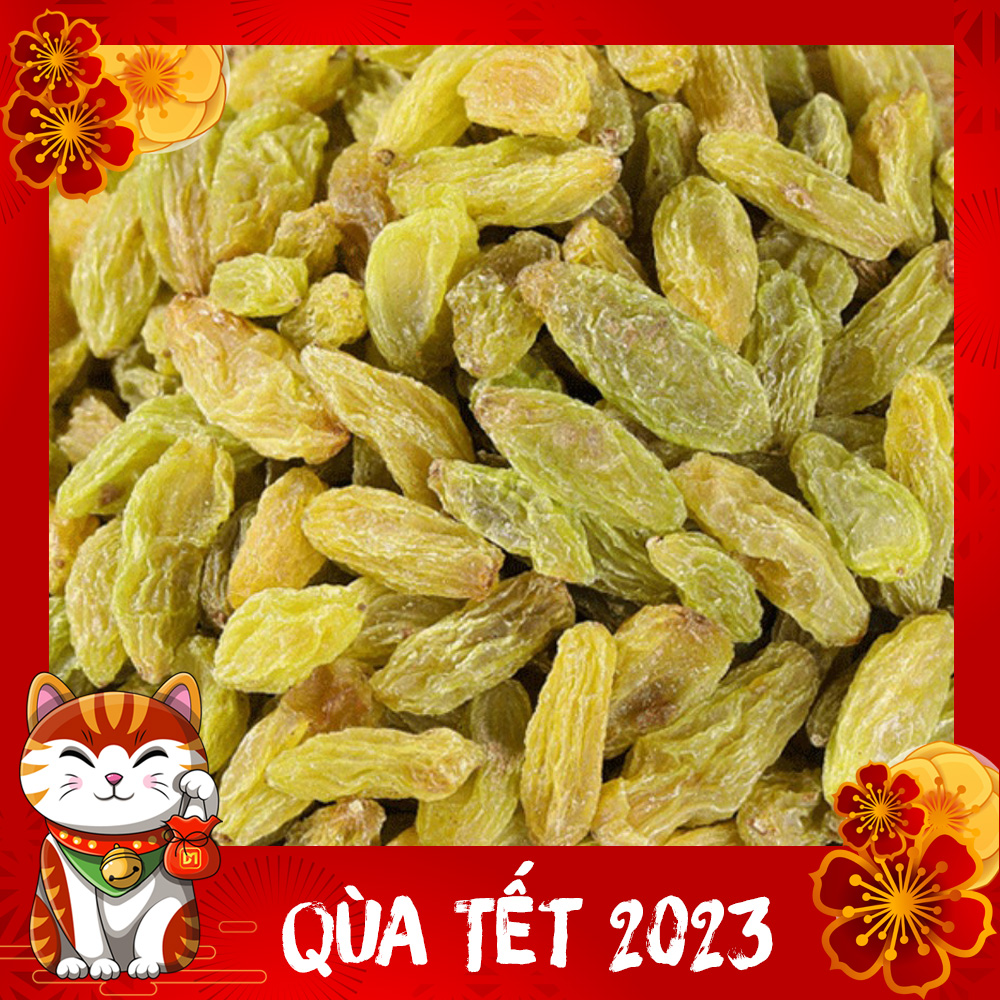 1KG quả nho khô sấy dẻo Ấn Độ ngọt ngọt chua chua