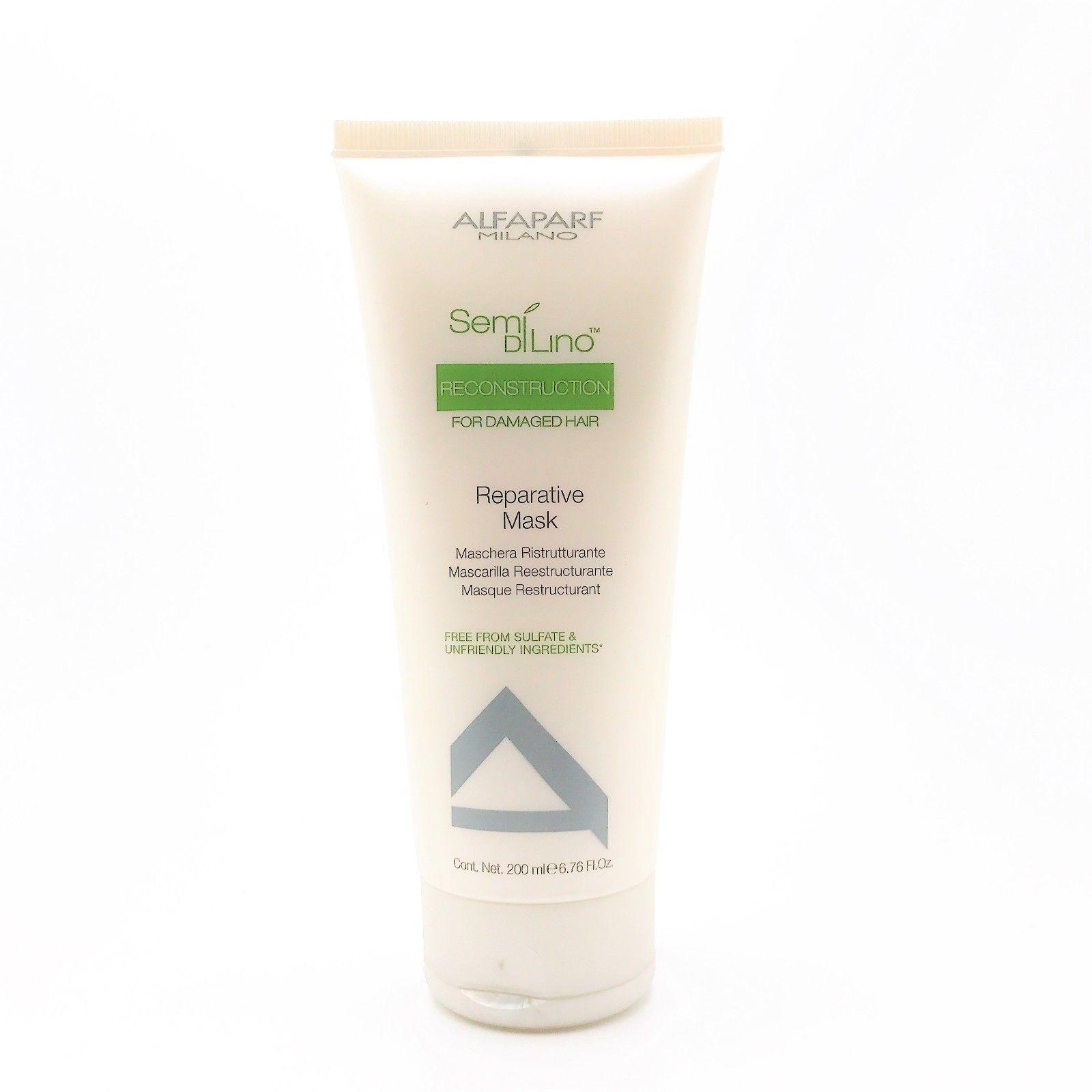 Mặt nạ phục hồi hư tổn Alfaparf Milano Semi Di Lino Reconstruction Reparative Mask 200ml