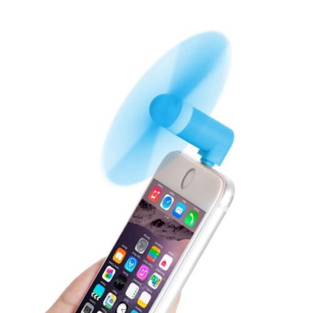 Quạt Mini Usb 2 Cánh Cắm Điện Thoại Android và Iphone