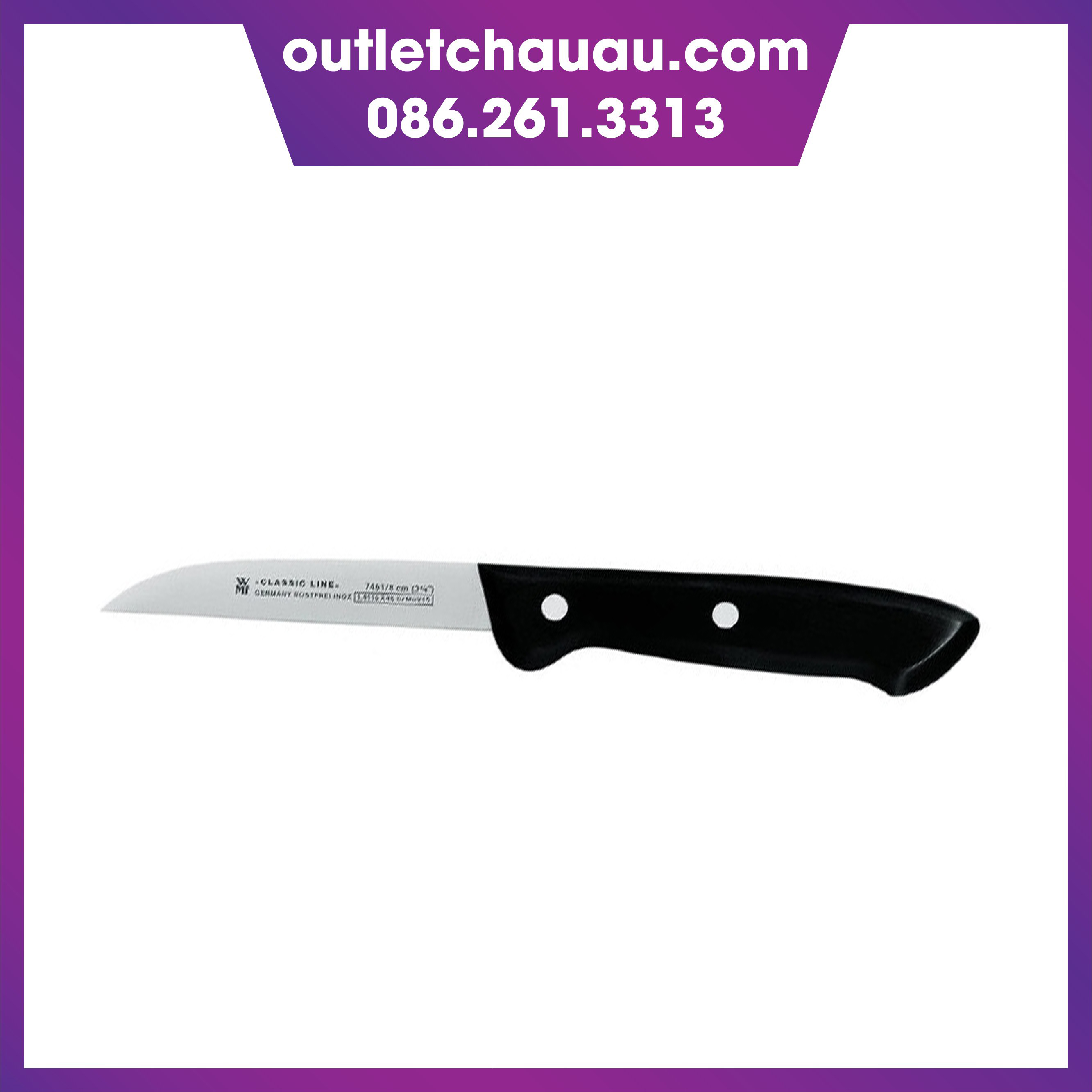 DAO GỌT WMF CLASSIC LINE 8CM / Classic Line Vegetable Knife, 8 cm / 클래식 라인 채소용 칼, 8 cm