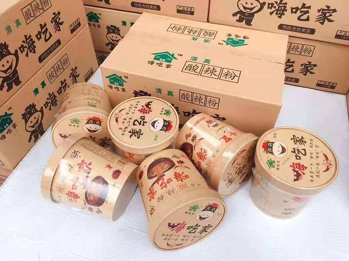Thùng 6 hộp miến chua cay Trùng Khánh