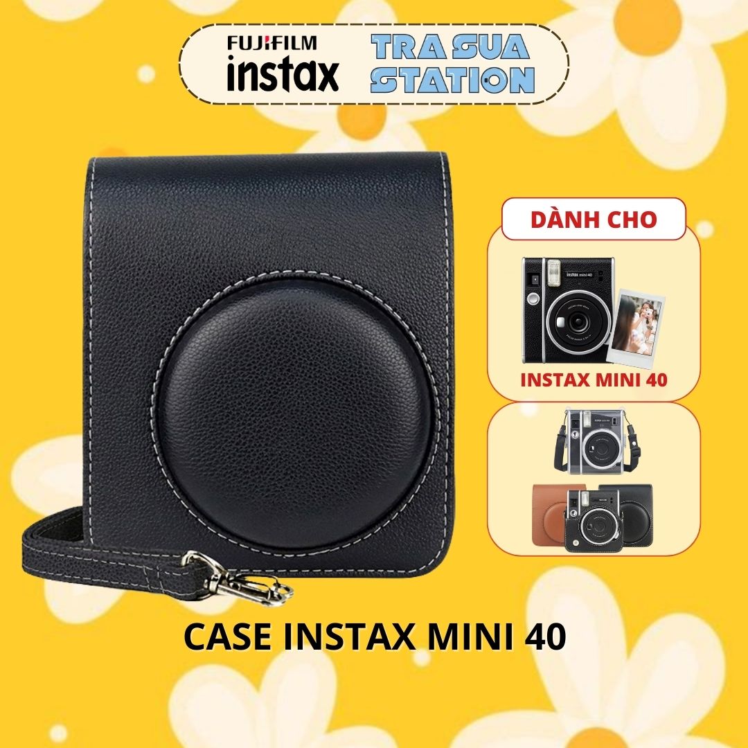 [HCM] BAO DA MÁY CHỤP ẢNH LẤY LIỀN INSTAX MINI 40 - CASE DA, CASE TRONG