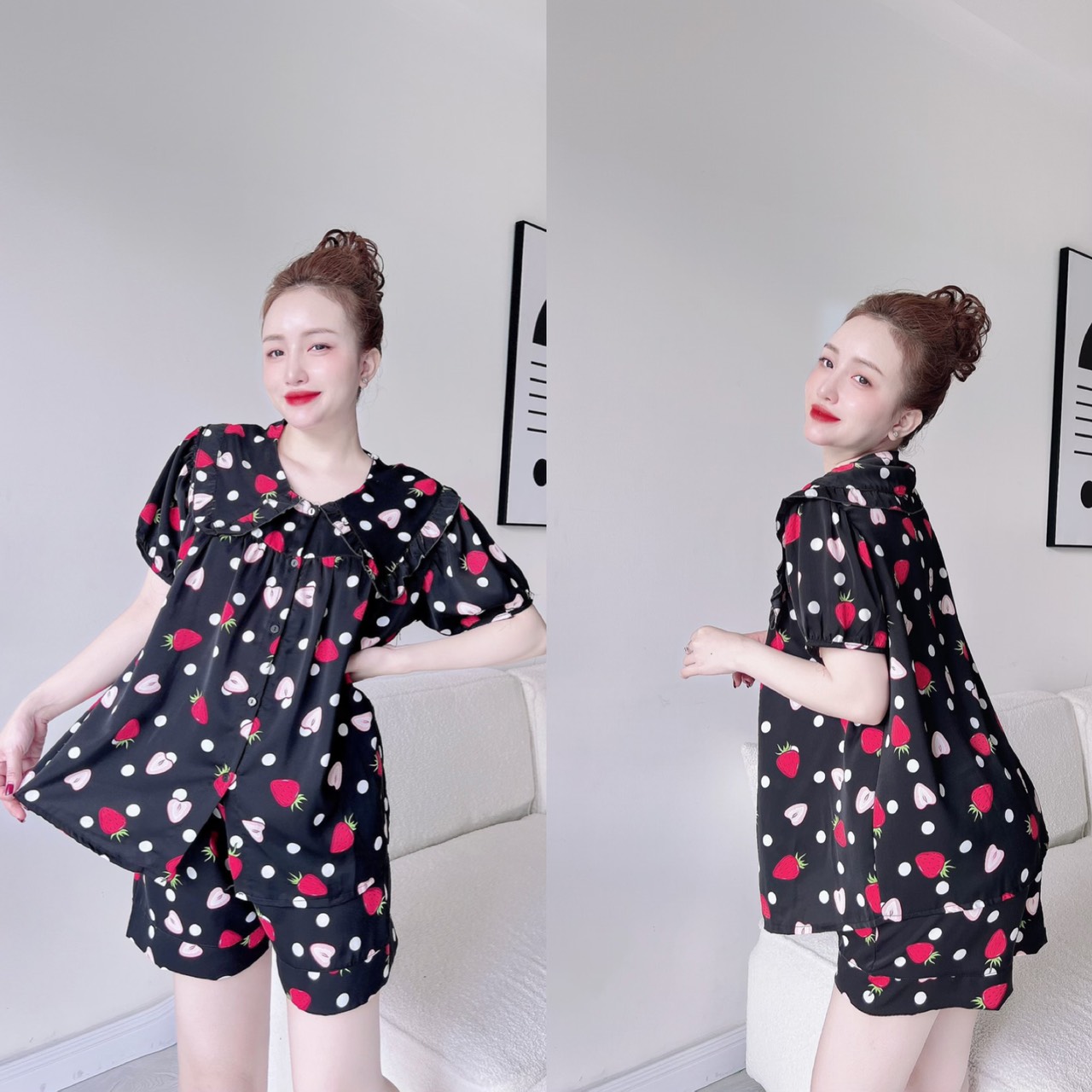 Đồ Bộ Lụa 55-100Kg Bigsize Lụa Mango Mịn Mát lụa đùi Y