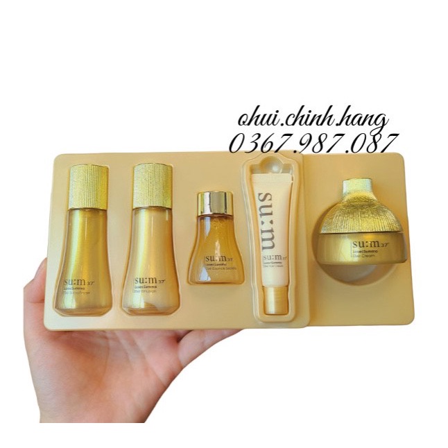 Bộ dưỡng mini tái sinh da cao cấp Su:m37 Losec Summa Elixir Gift Set (5 sản phẩm)