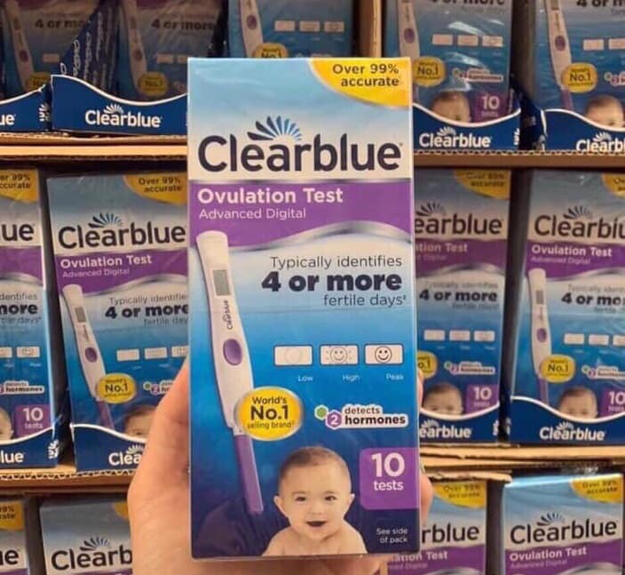 QUE THỬ RỤNG TRỨNG CLEARBLUE 4 or more