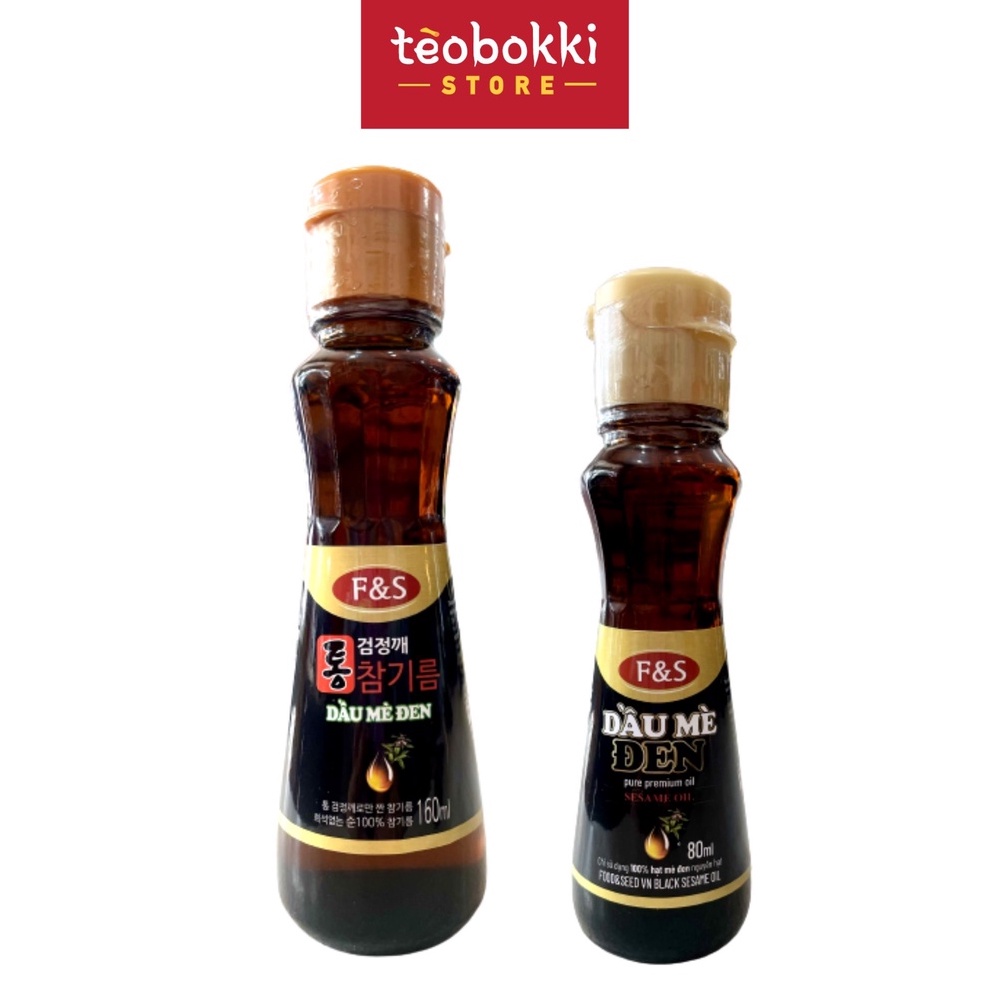 Dầu mè đen F&S 80ml, 160ml