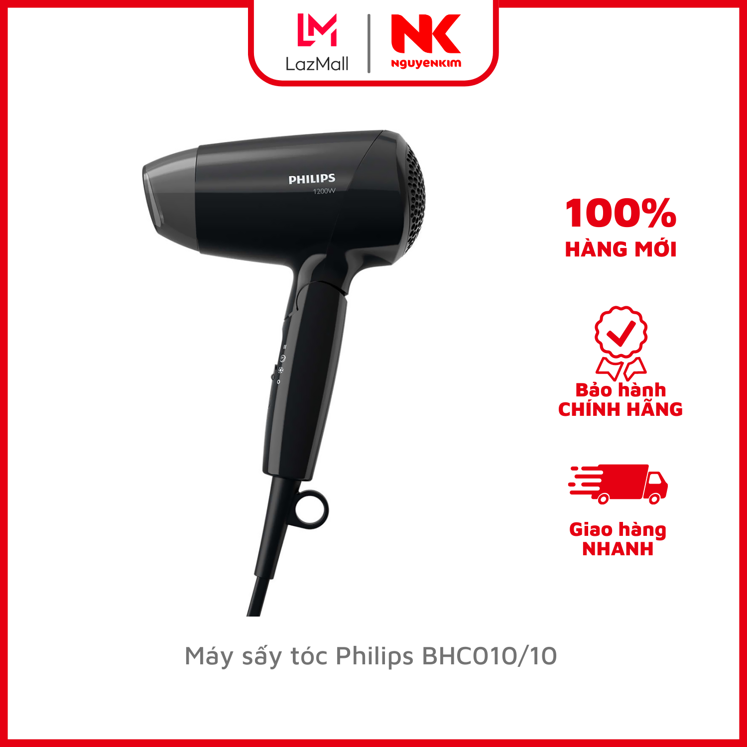 Máy sấy tóc philips bhc010/10