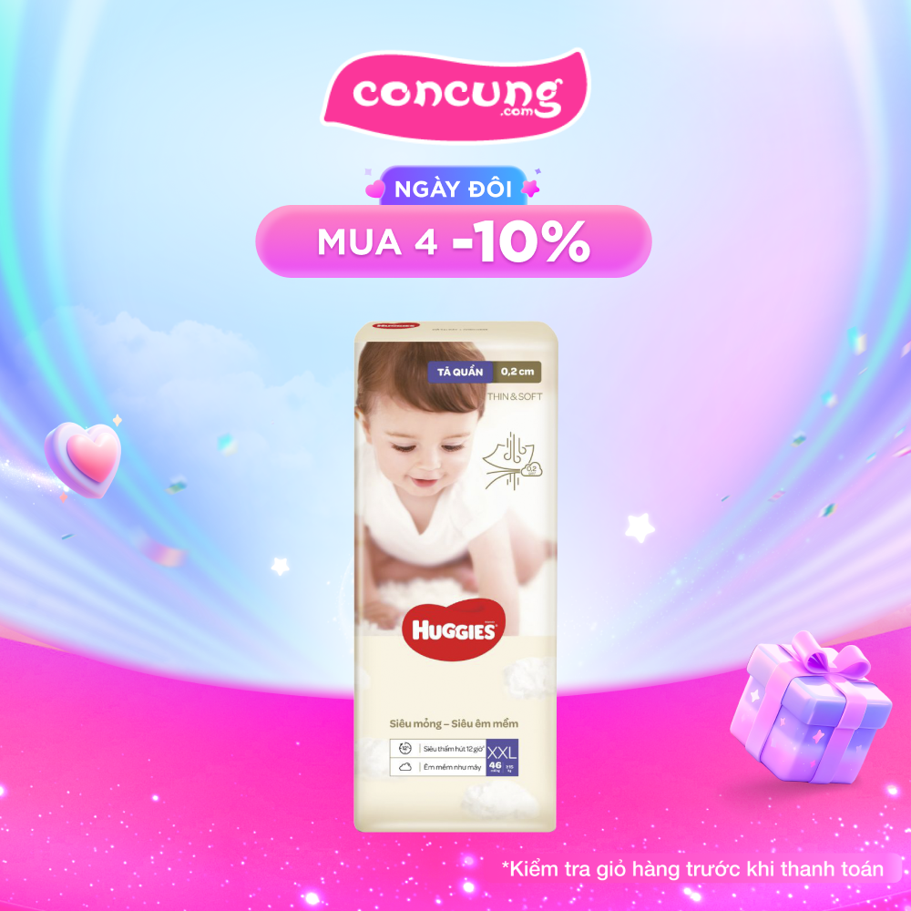 Tã quần Huggies Thin & Soft