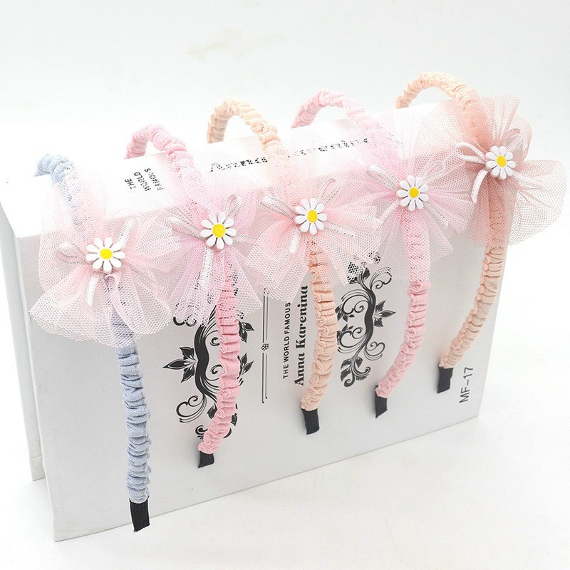 Cài tóc đính nơ cho bé gái siêu cưng siêu dễ thương cute - Bờm cho bé