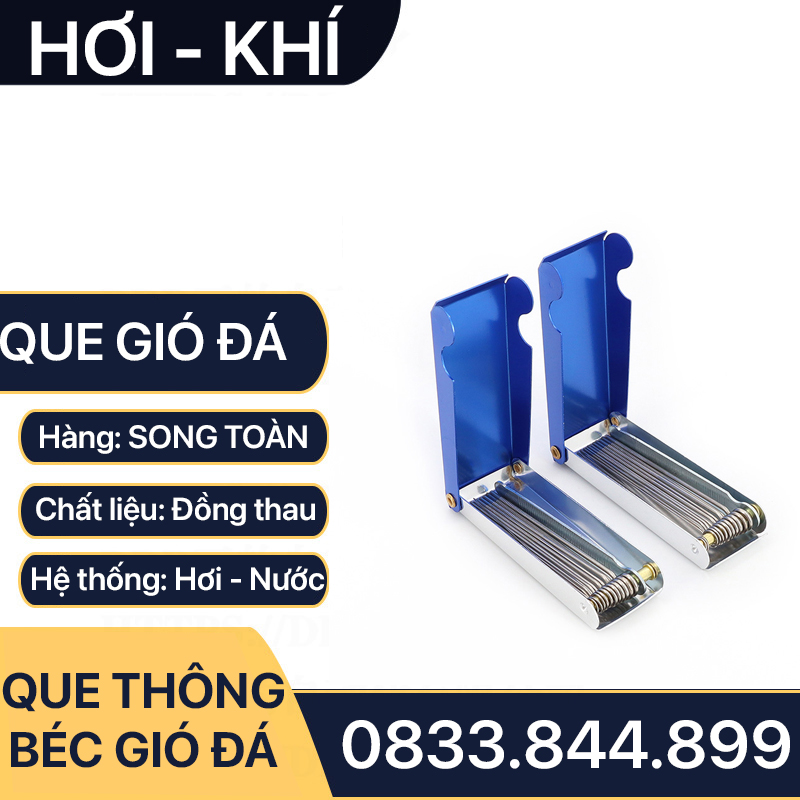Bộ que thông béc gió đá, que vệ sinh đầu béc hàn gió đá