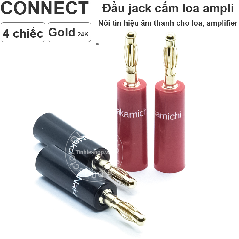 >> BÁO GIÁ CỌC LOA 3 TÁC DỤNG BẮP CHUỐI - CÀNG CUA - MỎ CHIM CHO LOA AMPLIFIER - GIẮC CẮM ÂM THANH CHO LOA AMPLI (1 CHIẾC | Shopee Lazada Sendo Tiki mới nhất 22 4 chiếc - Giắc cắm âm thanh bắp chuối dạng đèn lồng cho Loa Amplifier OD5mm Nakamichi