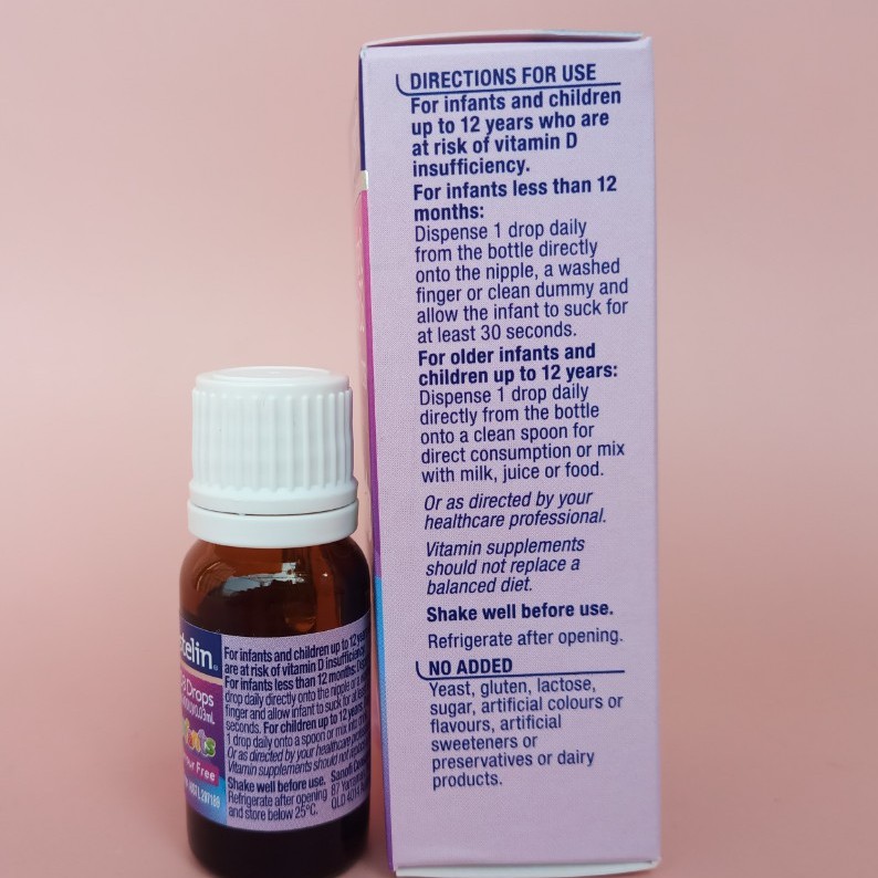 Ostelin Infant Vitamin D3 Drops 2.4ml - Hàng Úc