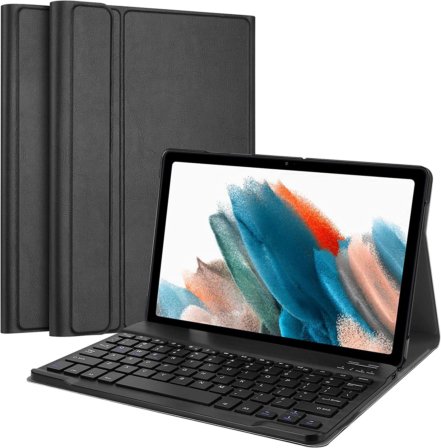 Bao da kèm bàn phím cho samsung galaxy tab a8 10.5 sm-x200 / x205 bluetooth