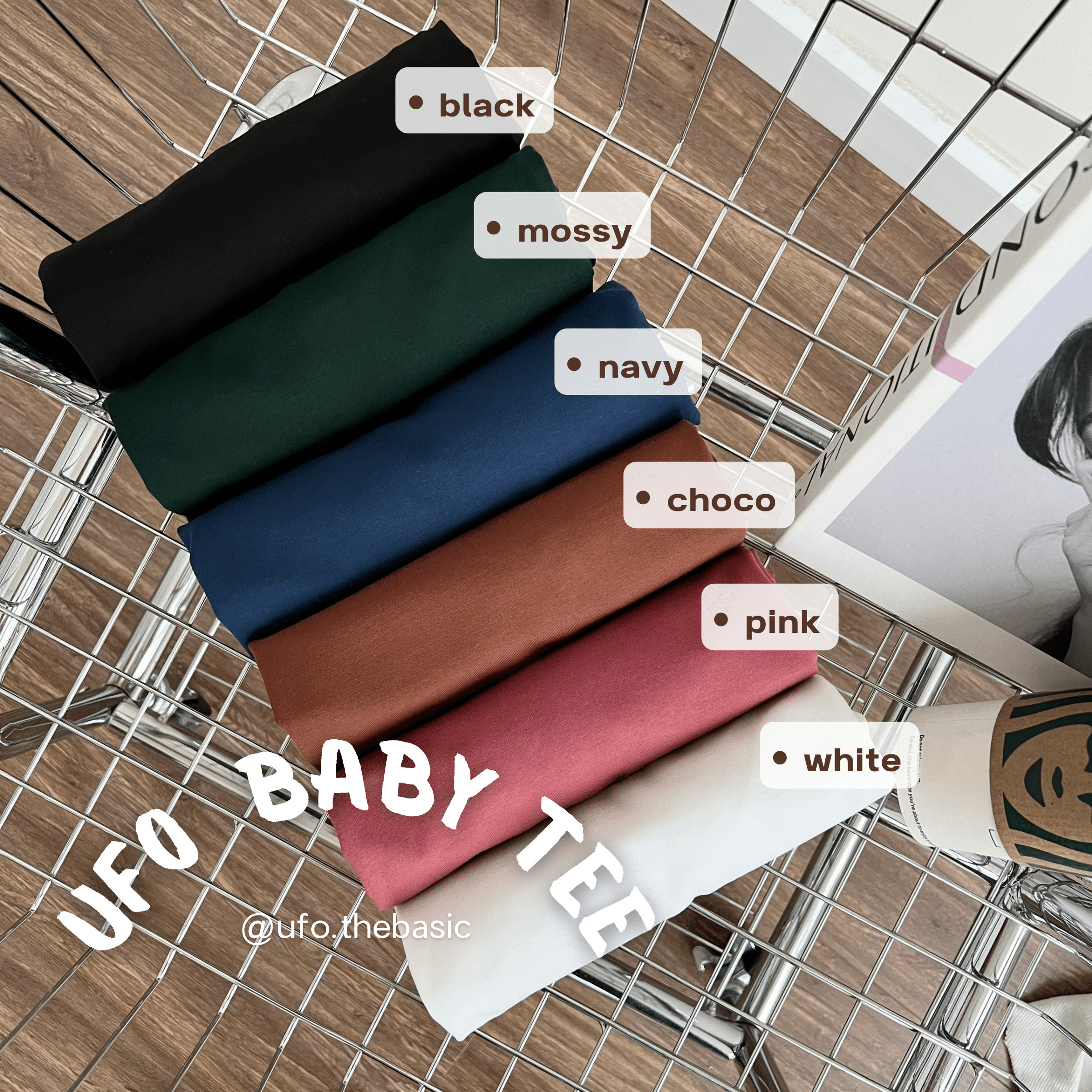 [Nhập LAZLOOK99 GIẢM 100K/500K] Áo baby tee trơn form croptop – Baby Tee by ufo.thebasic
