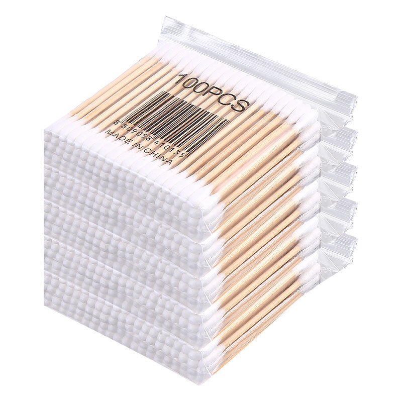 Cotton swabs, 100 pieces/bag