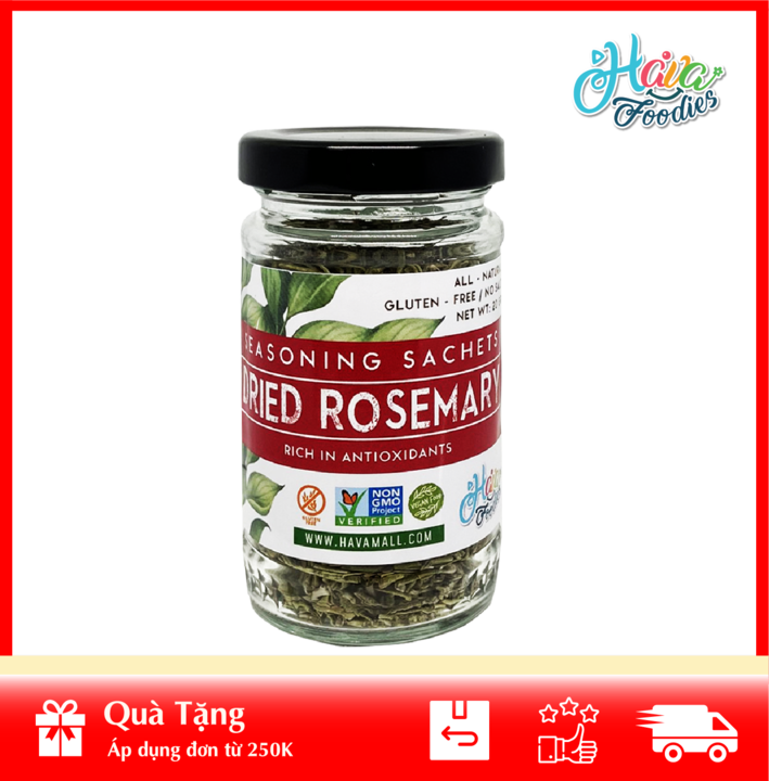 [HOÀN TIỀN MAX 10%][ HÀNG CÔNG TY NHẬP KHẨU ] Hương Thảo Khô Lọ Thuỷ Tinh 20gr - Dried Rosemary