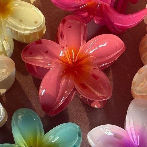 1 kẹp tóc gấp tóc hoa sứ mini nhiều màu sắc thời trang phụ kiện 68