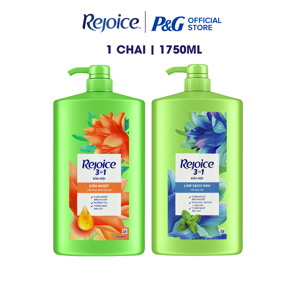 Dầu Gội REJOICE Siêu Mềm Mượt Siêu Mềm Mượt Chai 1750ML