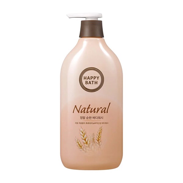 Sữa tắm Hàn Quốc Happy Bath hương lúa mạch chai 900g