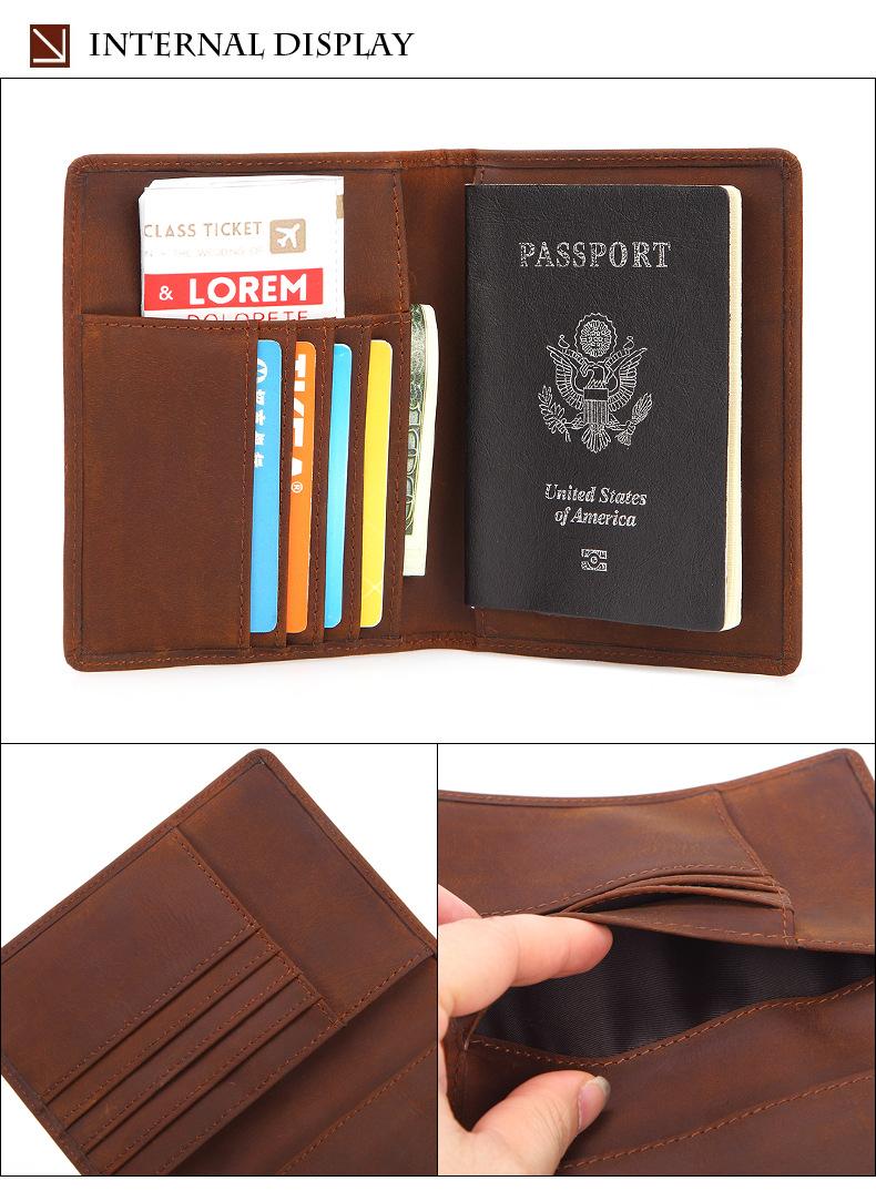 Ví Hộ Chiếu Passport Da Bò Thật HC2 thatchatstore bao đựng hộ chiếu