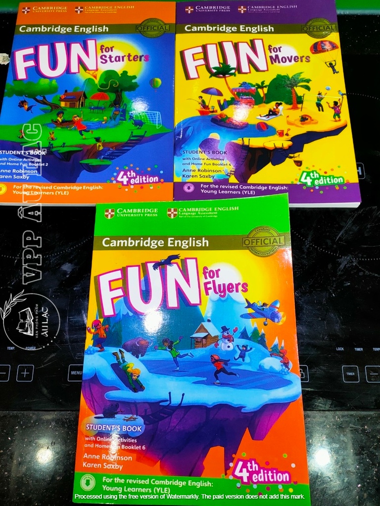 Fun for Starters, Movers, Flyers - Giấy bóng - Tặng kèm file nghe Mp3