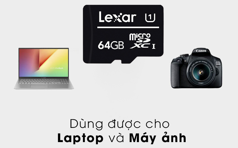 Thẻ nhớ MicroSDXC Lexar 64GB class 10