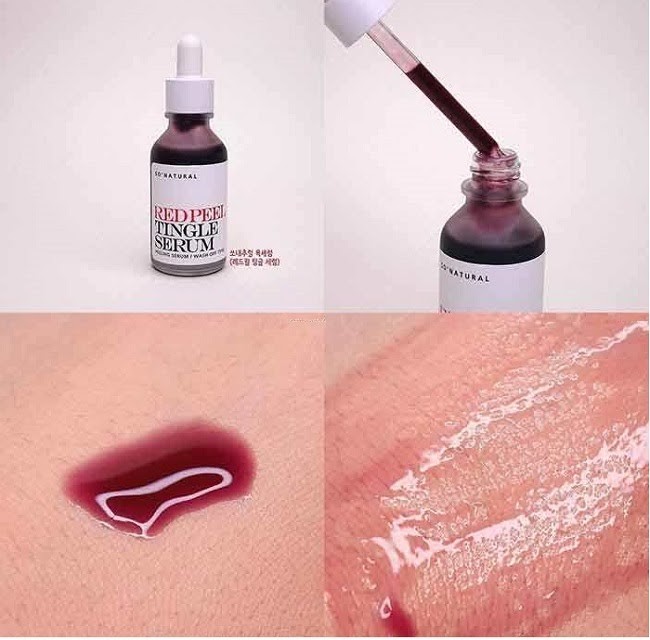 Tinh Chất Red Peel Tingle Serum Sample Dạng Gói So Natural (2,5ml)