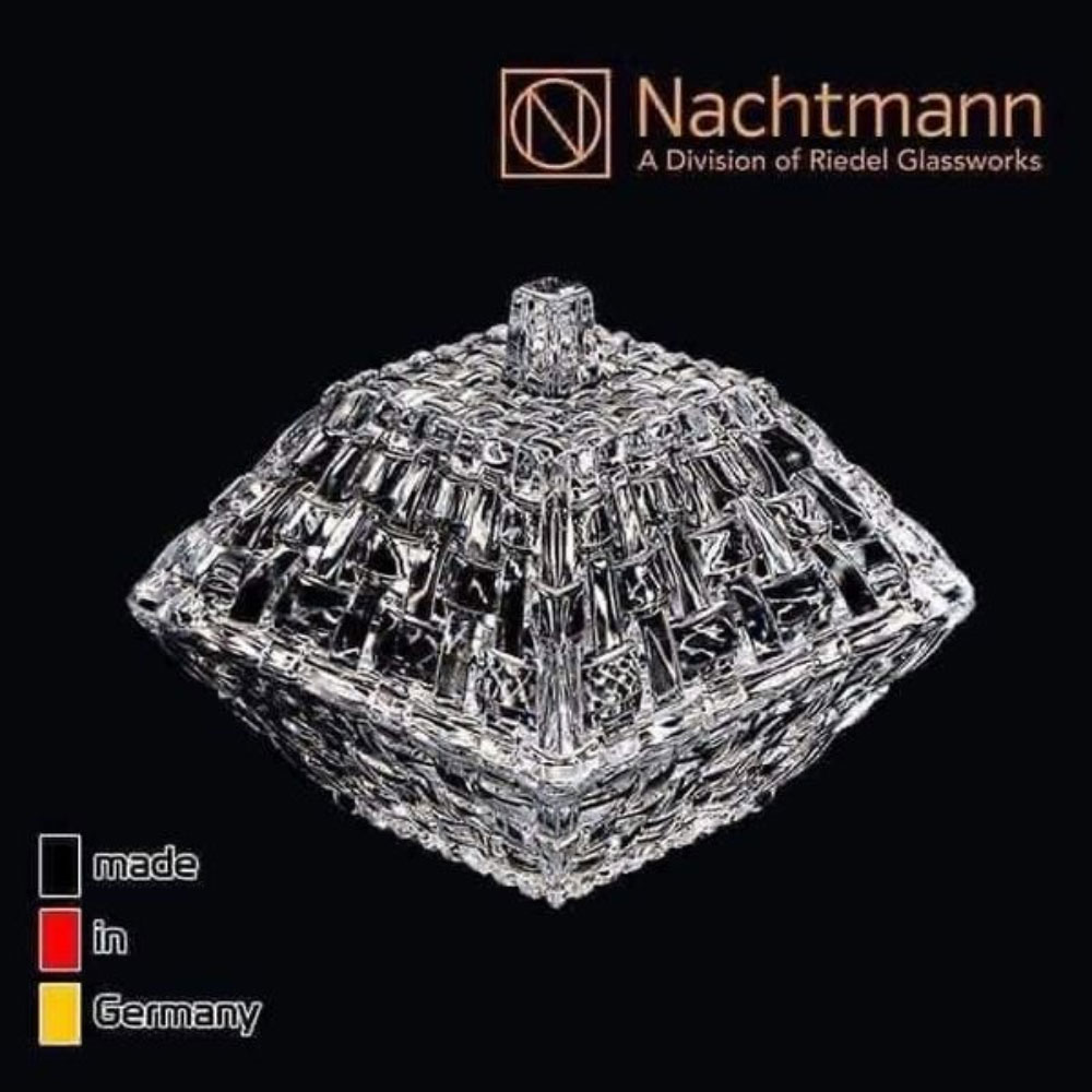 Bát Pha Lê Nachtmann 92069 Bossa Nova 12cm, Kèm Nắp Đậy