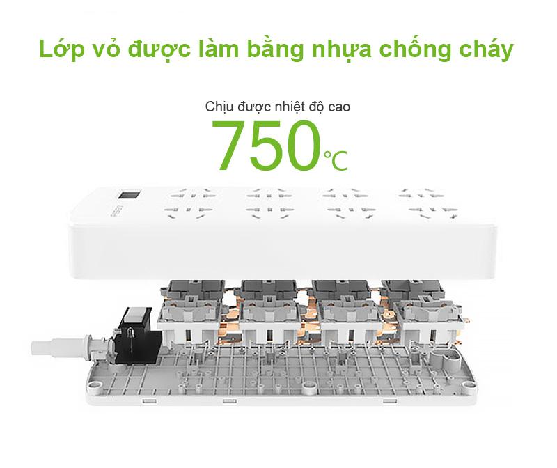 Ổ cắm điện Pisen 008(EP) (8 x AC )