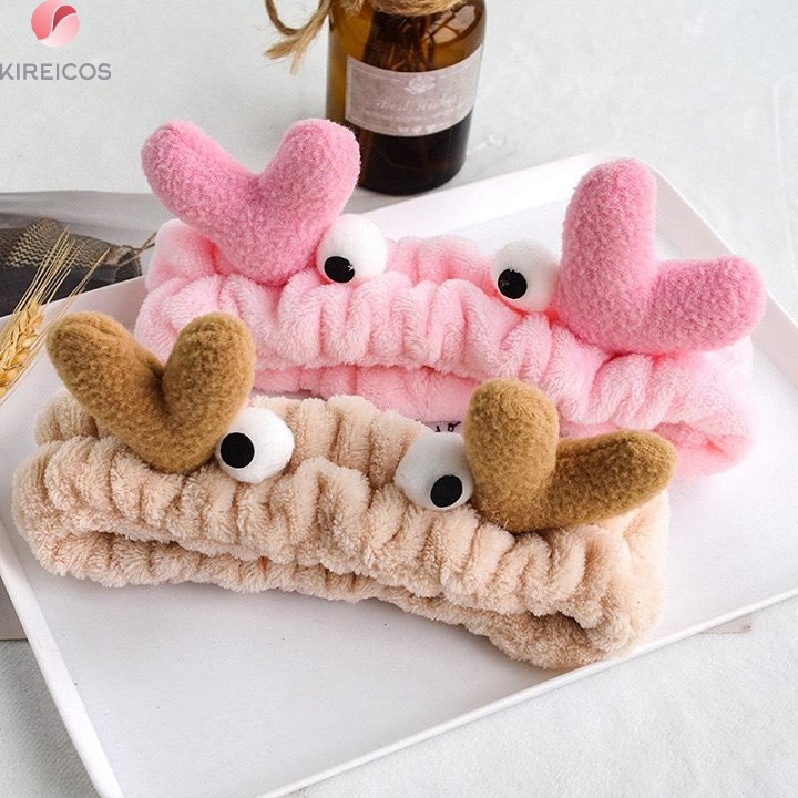 [HCM]Băng Đô Nai Có Mắt Trang Điểm Make Up Siêu Cute