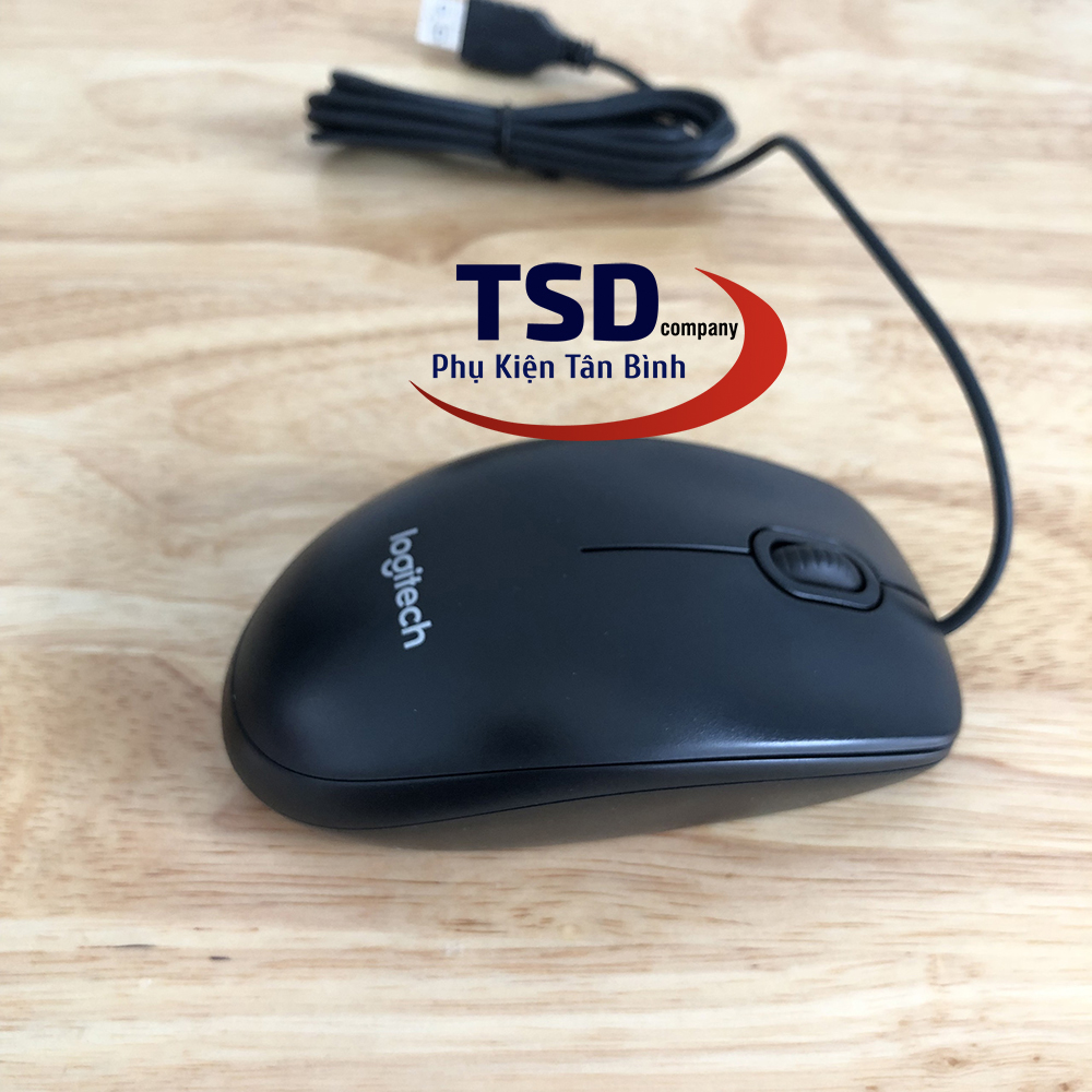 Chuột Quang USB Logitech B100 Chính Hãng 