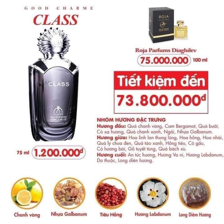 Nước Hoa Nam Good Charme_Class 75ml