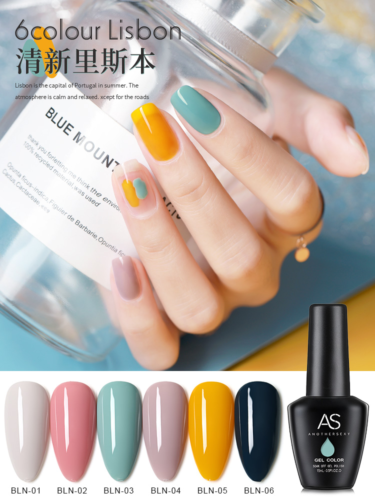 [HCM]Sơn gel AS - màu lisbon mã BLN
