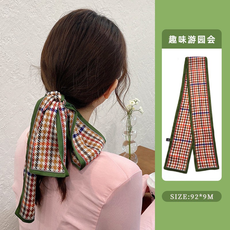 khăn lụa buộc tóc Thanh lịch cho nữ