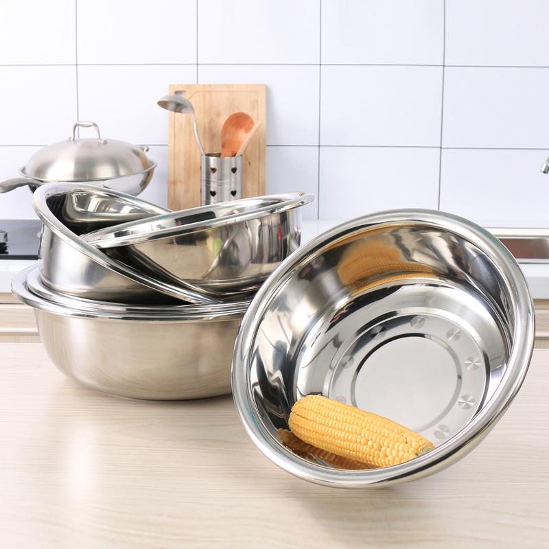 Jada Bao Vải Hình Tròn Dày Chậu Rửa Chậu Inox