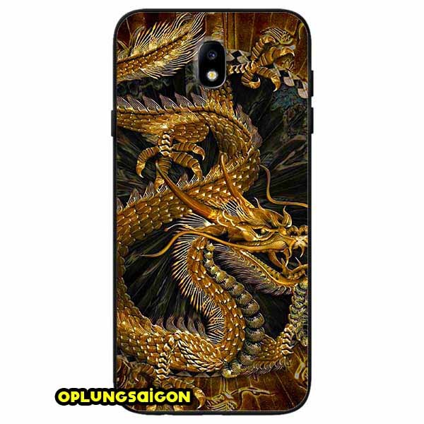 Ốp lưng dành cho samsung j3 pro / j7 pro / j7 plus mẫu rồng nền đen