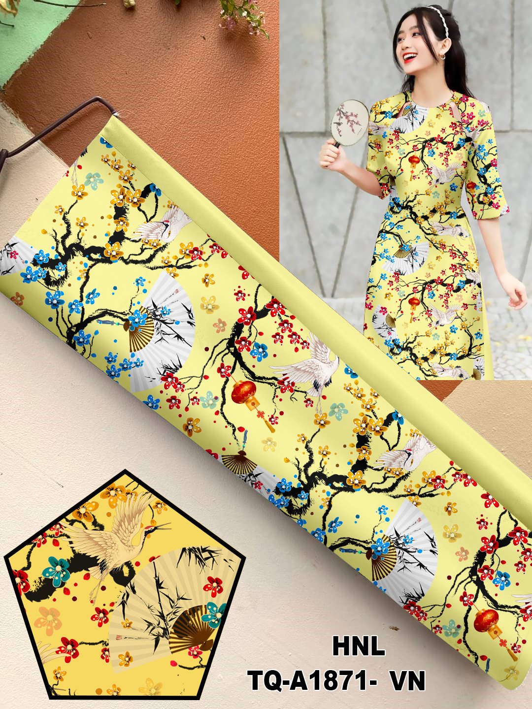 VẢI LỤA LATIN HỌA TIẾT CÒ QUẠT 2108252253 (MẪU ĐA DẠNG - Khổ 1m5)