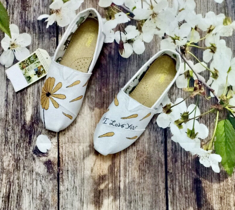 [HCM]Giày toms bông hoa 2020. Flowers(Đế cao su đúc)