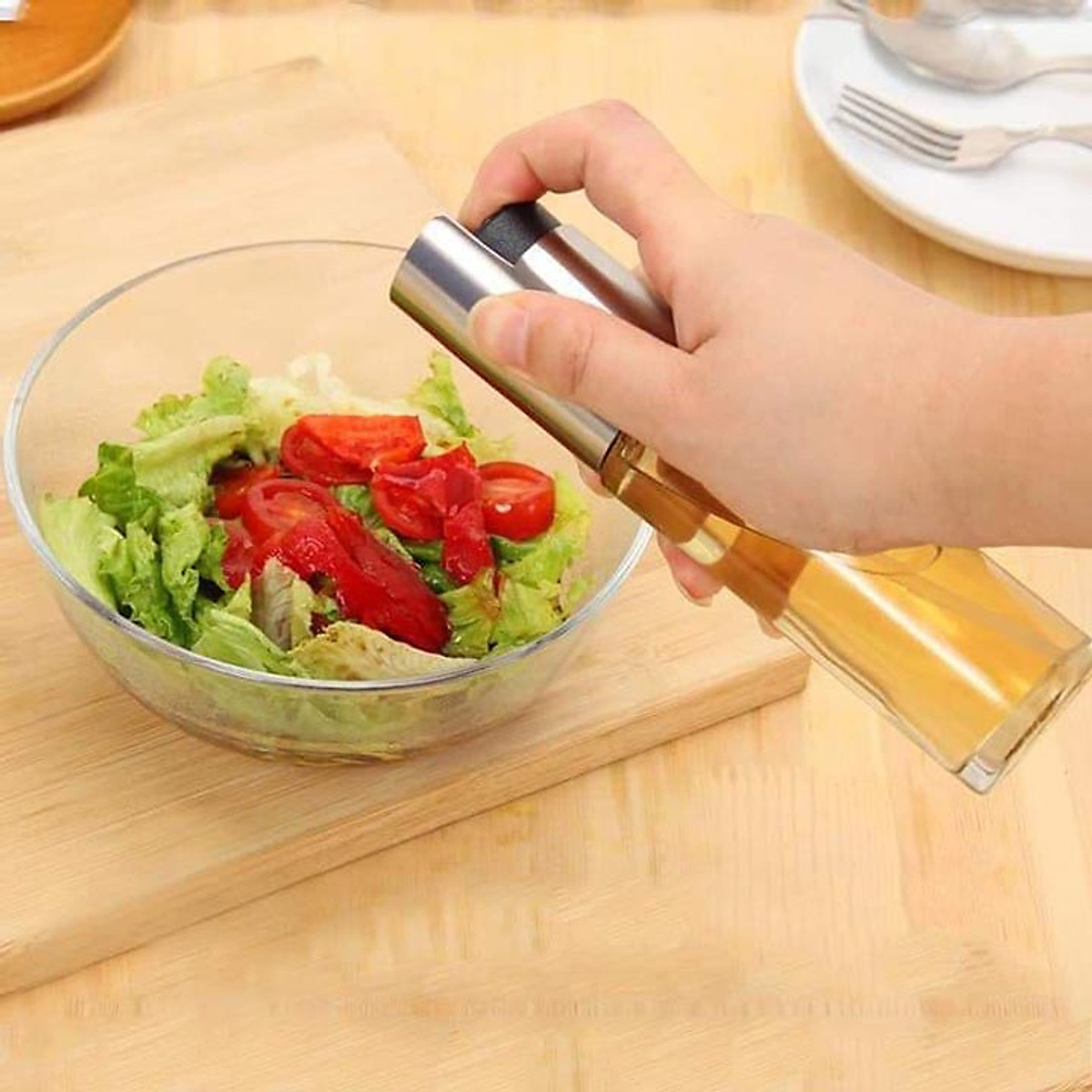 Bình Xịt Dầu Ăn Thuỷ Tinh 100Ml