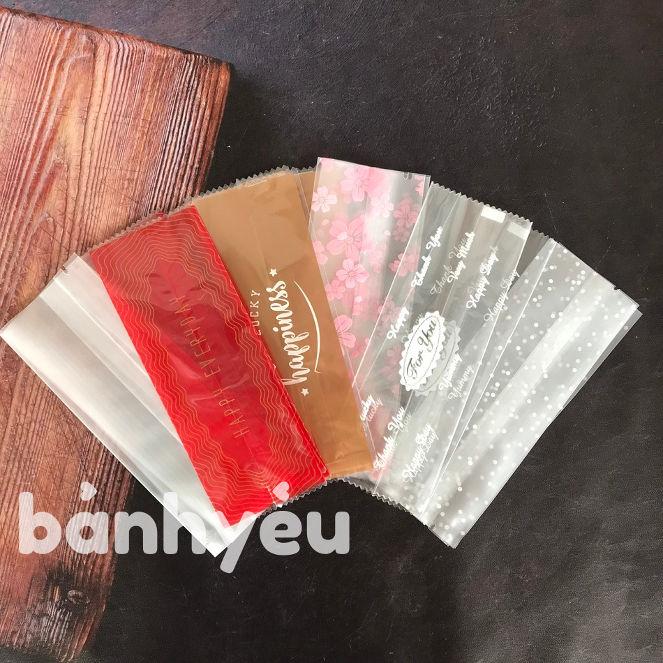 Lốc 100 Túi Đựng Bánh Thuyền Hạt