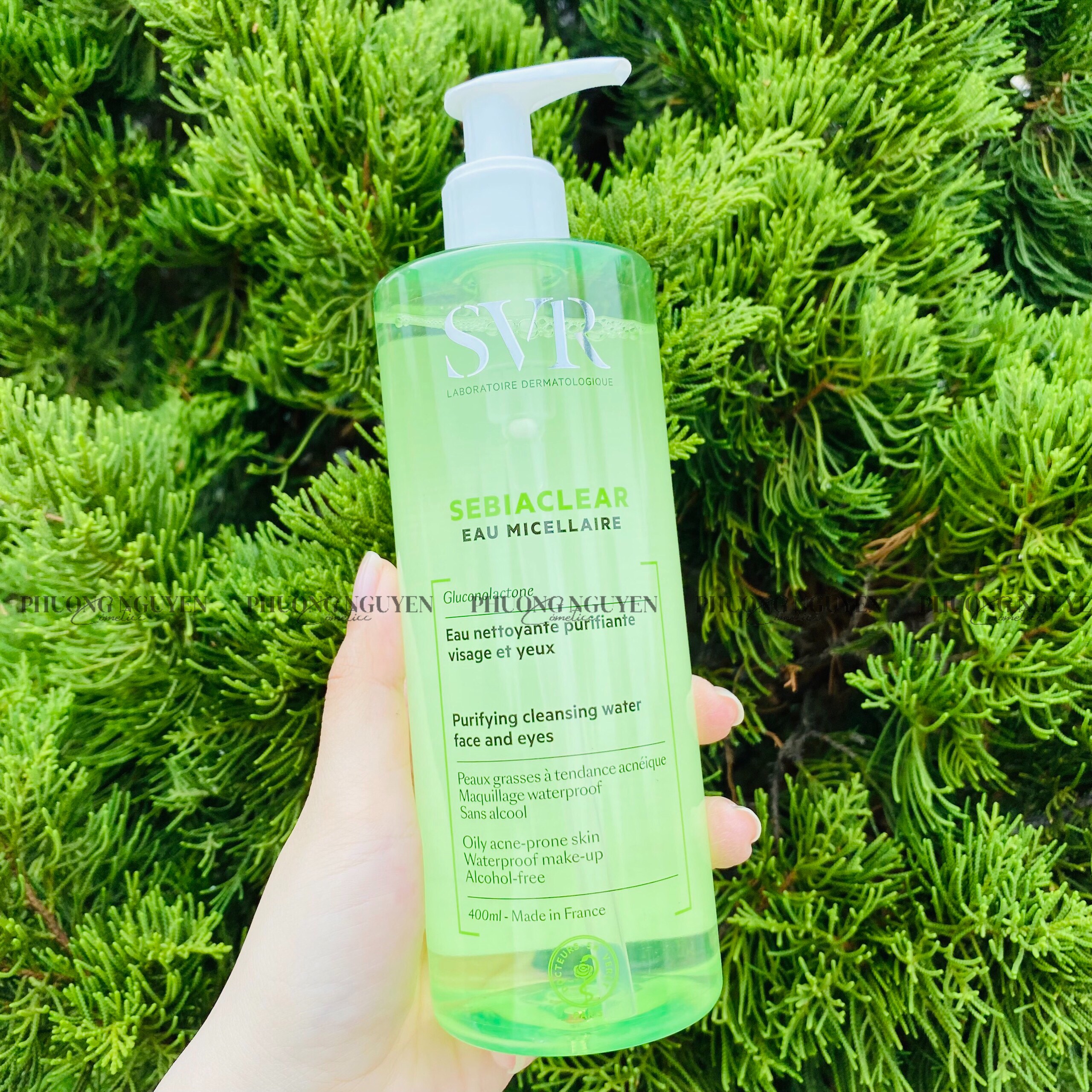 Nước tẩy trang cho da dầu SVR Sebiaclear Eau Micellaire  400ML