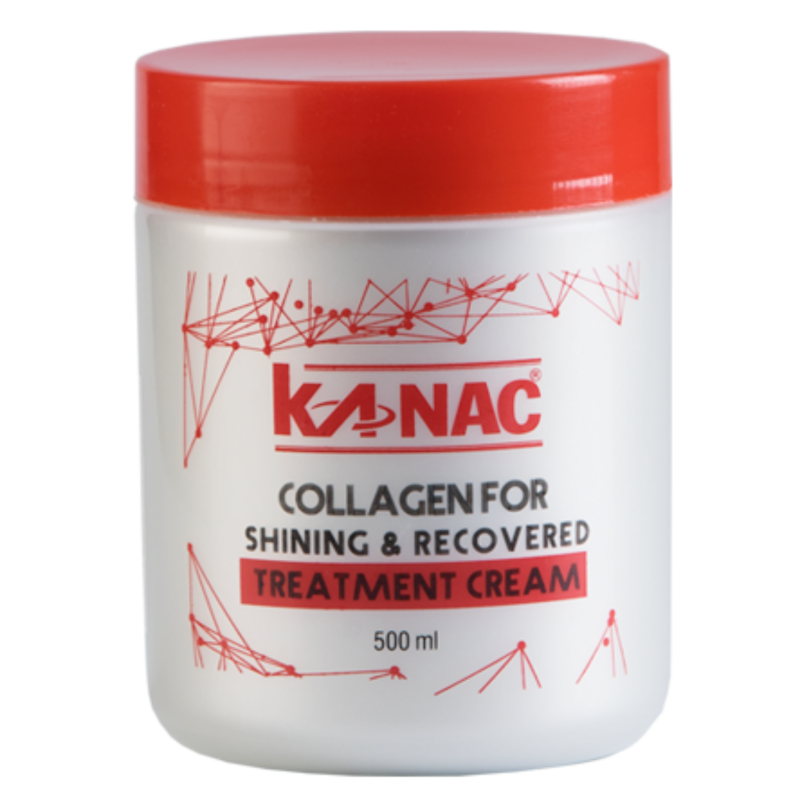 [bảo vệ màu nhuộm] Hấp dầu ủ tóc phục hồi phủ bóng Collagen Kanac 500ml cho tóc xơ chẻ ngọn
