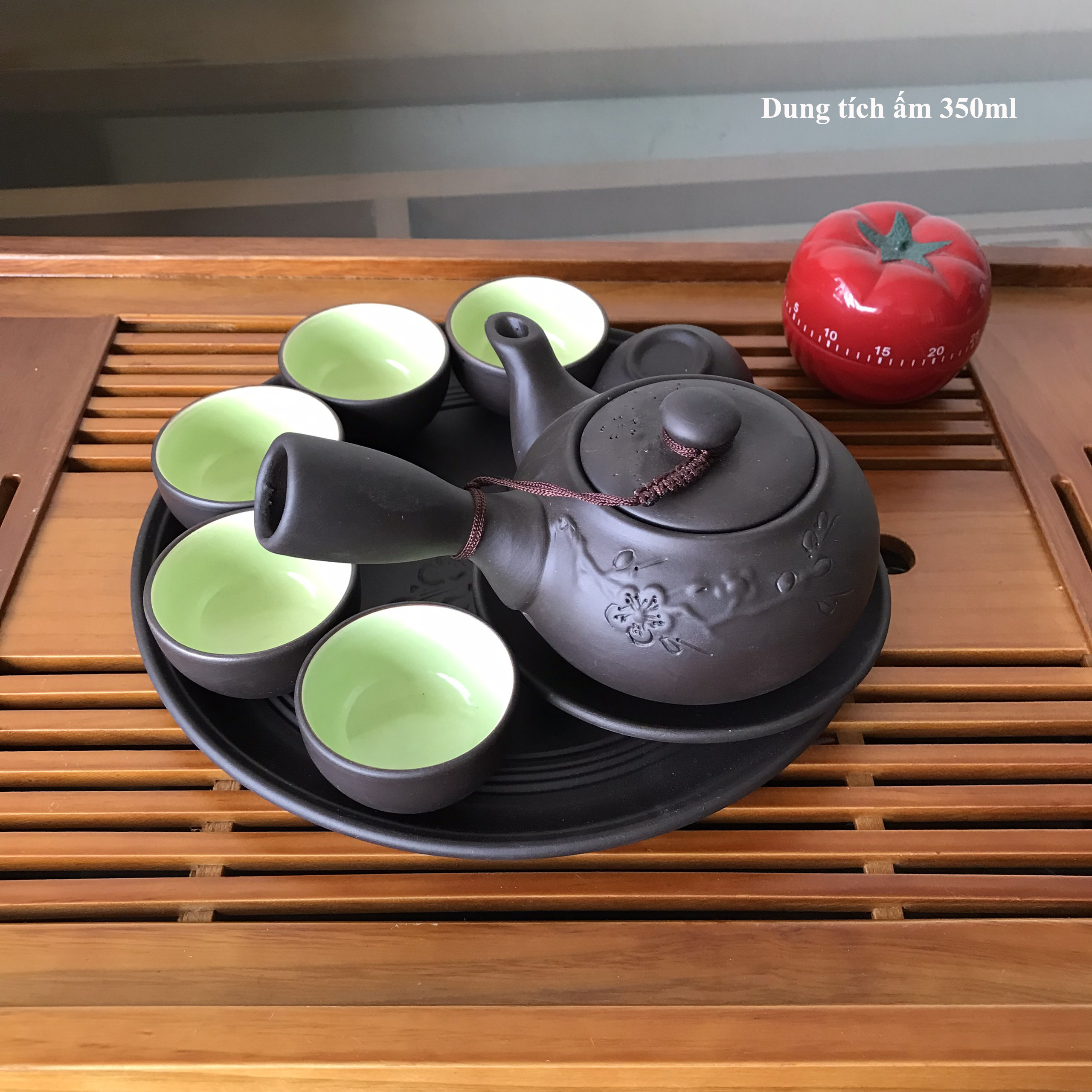 Ấm Chén Pha Trà Bát Tràng, Ấm Chén Uống Trà Bát Tràng GQA01