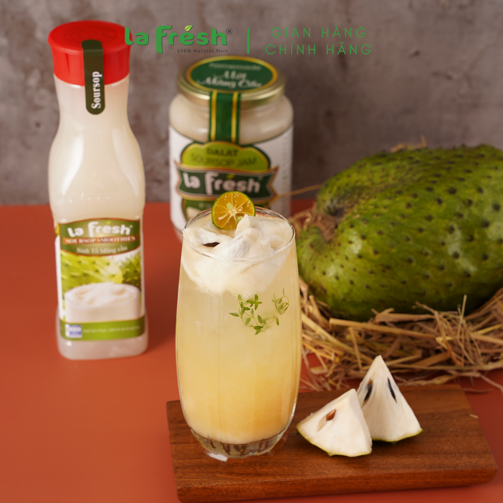 [HCM]Sinh Tố Mãng Cầu Lafresh Đà Lạt 650ml